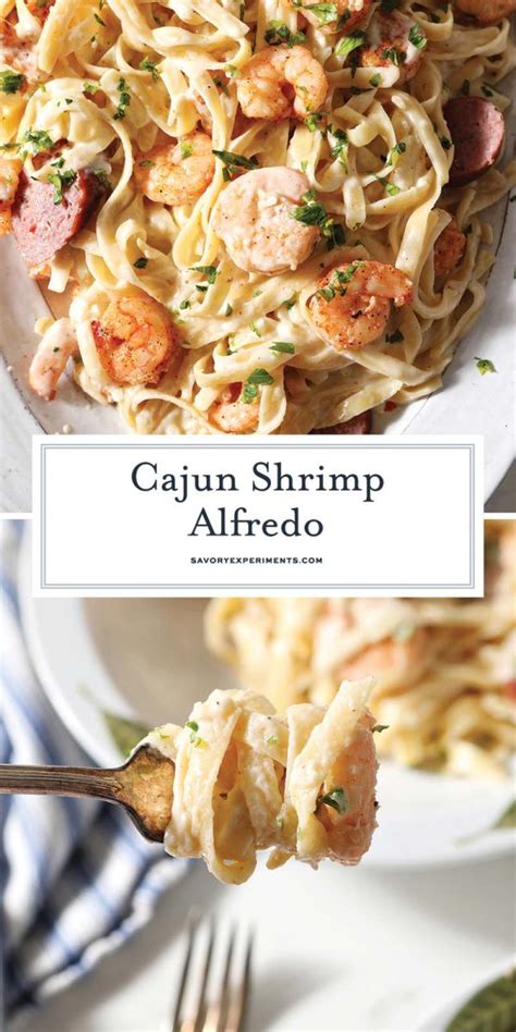 EASY Cajun Shrimp Alfredo Recipe Savory Experiments