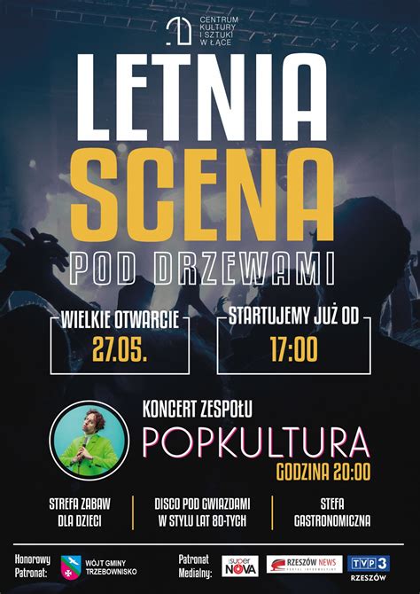 W Sobot Letnia Scena Pod Drzewami W Centrum Kultury I Sztuki W Ce