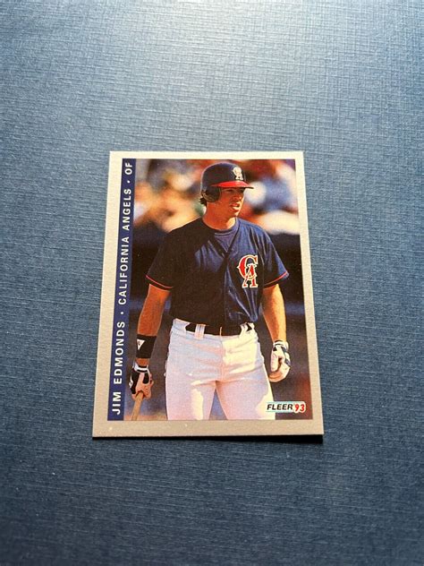 1993 Fleer Final Edition Baseball Jim Edmonds Rookie Card F 181 NM MT