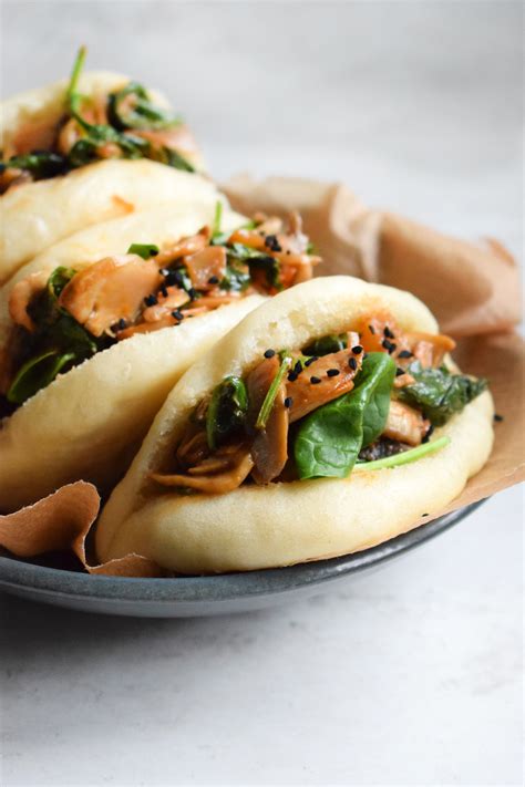 Vegan Bao Buns With Mushroom Filling Let S Eat Smart