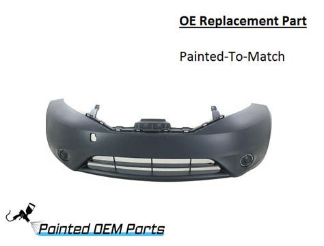 Painted 2014 2016 Nissan Versa Note Front Bumper Cover Oe Replacement