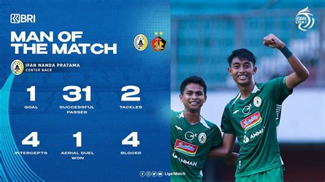 Man Of The Match Pss Sleman Vs Persik Kediri Ifan Nanda Pratama