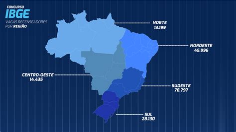 Concurso Ibge Veja O Número De Vagas Por Região E Estado