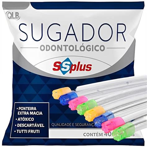 Sugador Odontol Gico Descart Vel Ssplus Unidades Raremed