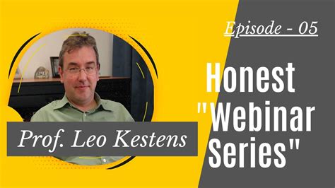 Prof Leo Kestens Ghent University Honest Webinar Series Episode