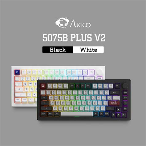 Akko 5075b Plus V2 75 Hot Swap Keyboard Gaming Mekanis Rgb Multi Mode