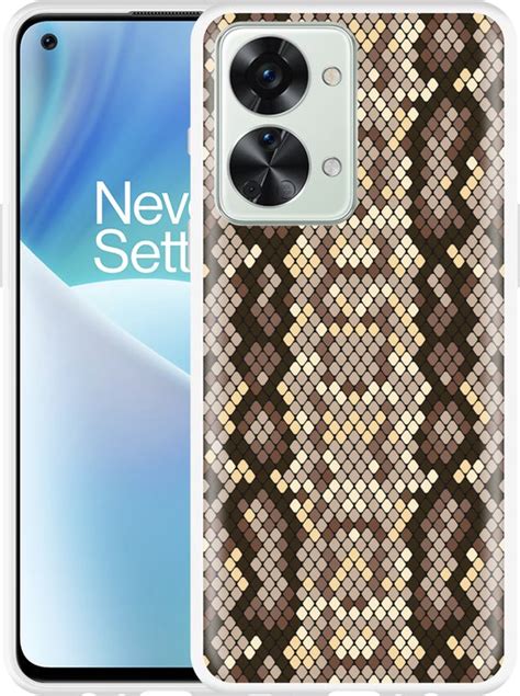 Cazy Hoesje Geschikt Voor OnePlus Nord 2T Snakeskin Pattern Bol