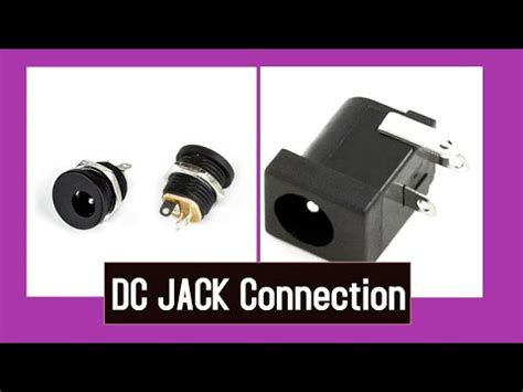 Positive Negative Dc Barrel Jack Wiring