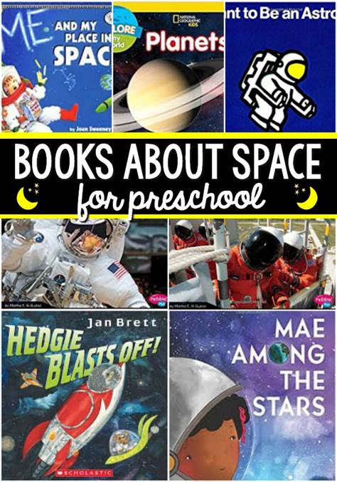 20+ Space Themed Books For Preschool Kids To Read!