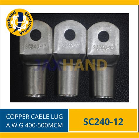 Copper Cable Lug A W G Mcm Mm Crimp Terminal Lug For