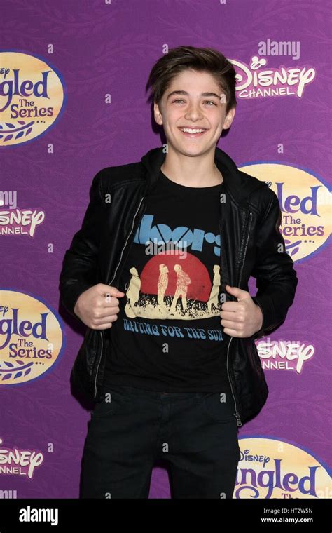 Los Angeles Ca Usa 4th Mar 2017 Asher Angel At Arrivals For Disney S Tangled Before Ever