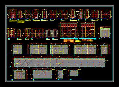 Canceleria Detalles De Puertas Y Ventanas En Dwg Kb