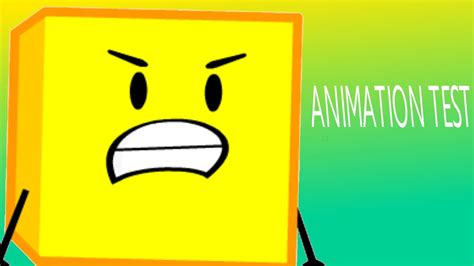 Bfdi Animation Test Youtube