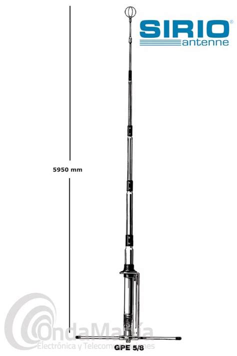 Moonraker Gpa Antena De Hf Vertical Y