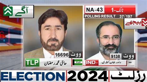 NA 43 37 Polling Station Results TLP Haji M Ramzan Agay Election