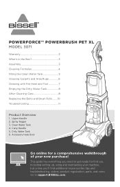 Bissell Powerforce Powerbrush Pet Xl Carpet Cleaner Manual