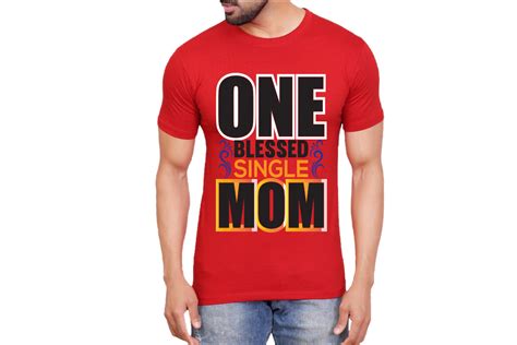 One Blessed Single Mom Graphic By Craftcity · Creative Fabrica