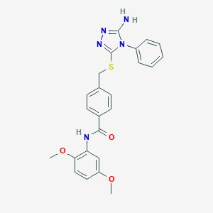 Buy 4 5 Amino 4 Phenyl 4H 1 2 4 Triazol 3 Yl Sulfanyl Methyl N 2 5