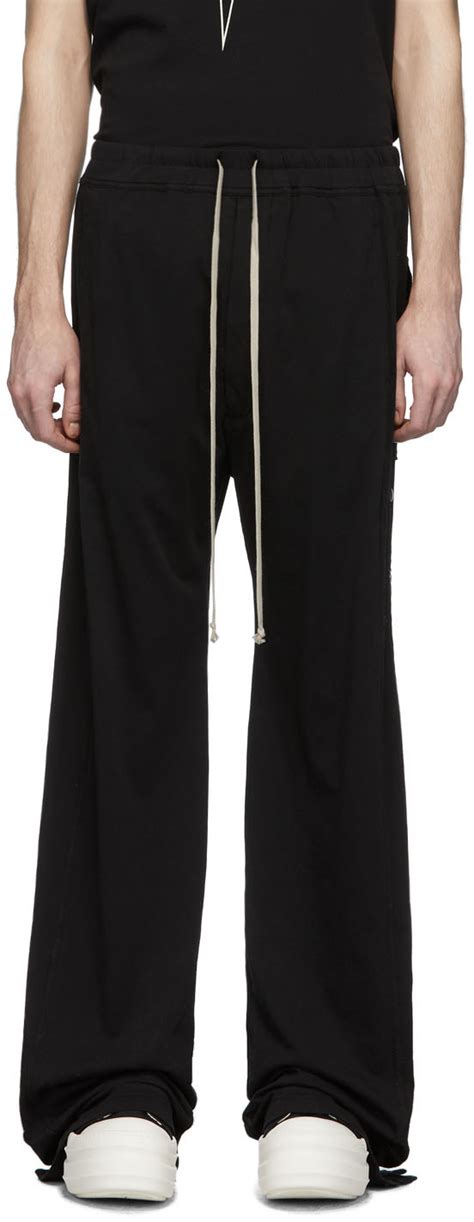 Rick Owens Drkshdw Black Pusher Lounge Pants Ssense Canada