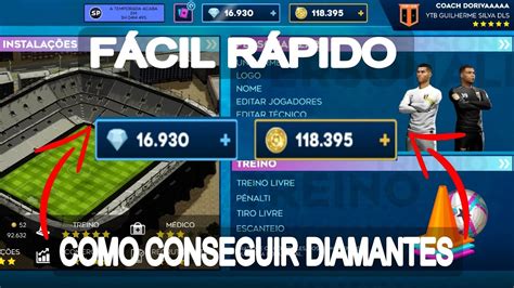 O Segredo Para Conseguir Muitos Diamantes Fácil Rápido no Dream League