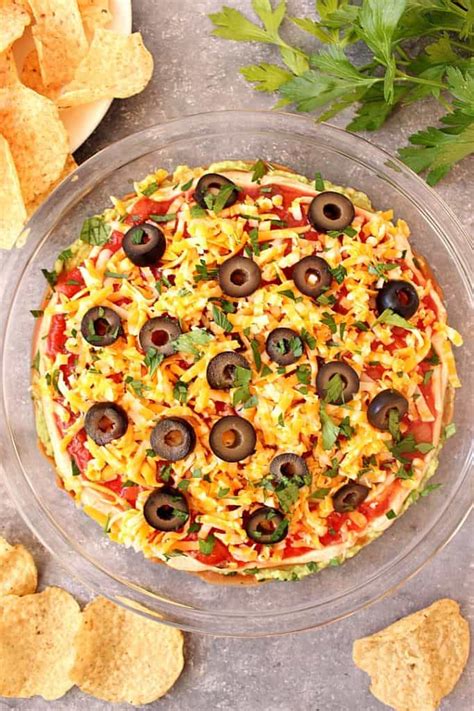 Mexican Layered Dip Recipe Crunchy Creamy Sweet