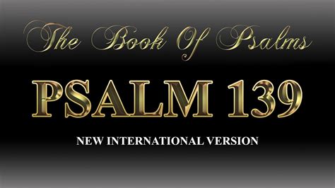 Psalm Niv Audio Bible With Lyrics Youtube