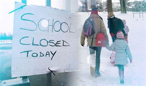 Uk Snow School Closures Are Essex Surrey And Kent Closed Met Office