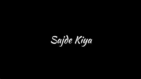 Sajde Kiye Hain Lakho ☺️ Black Screen Status 🖤lofi Song Status ️