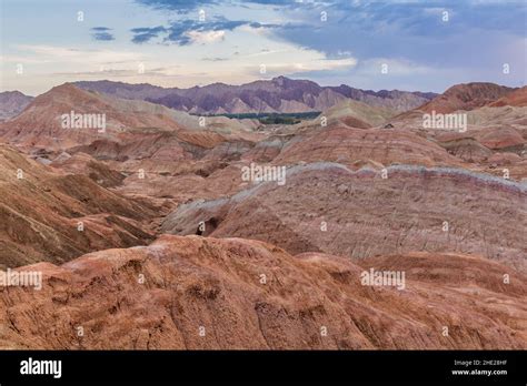 Rainbow mountains of Zhangye Danxia National Geopark, Gansu Province ...