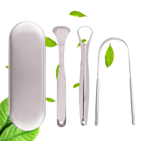 Stainless Steel U Shaped Tongue Scraper To Refresh And Remove Bad