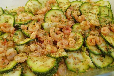 Recette De Courgettes Et Crevettes Marinées Au Curry