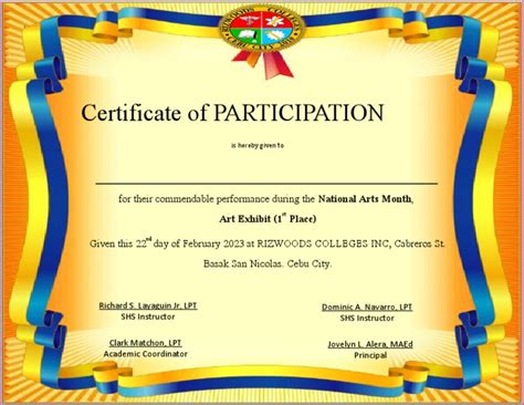 Certificate of Participation | PDF