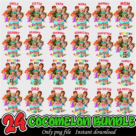 Mega Cocomelon Svg Bundle Cocomelon Clipart Cocomelon Party Clip Art Library