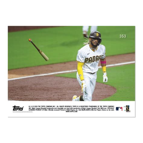 Fernando Tatis Jr Mlb Topps Now Card Print Run