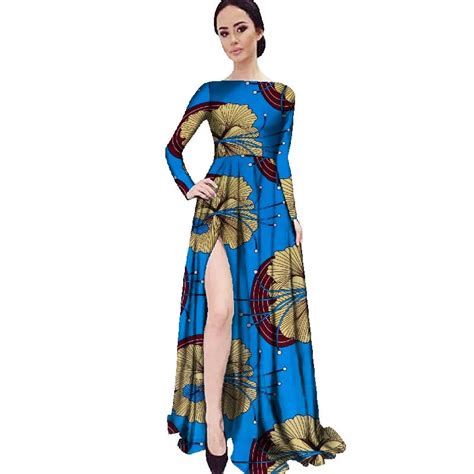 Md Floral Print African Dresses For Women 2022 Summer Midi Dress Dashiki Sexy Off Shoulder Gown