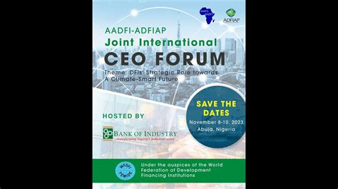 Th Joint International Ceo Forum Of Adfiap And Aiafd Aadfi Hosted By