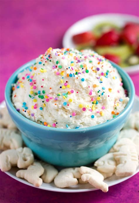 Four Ingredient Funfetti Cake Batter Dip Recipe Cucinadeyung