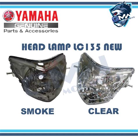 Head Lamp Std Yamaha Lc New V V Headlamp Clear Tinted Shopee