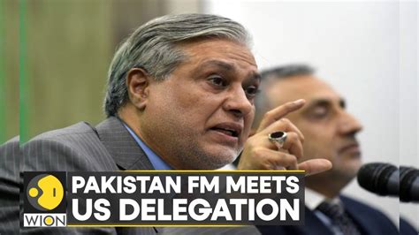 Pakistan S Economic Crisis Finance Minister Ishaq Dar Meets Us