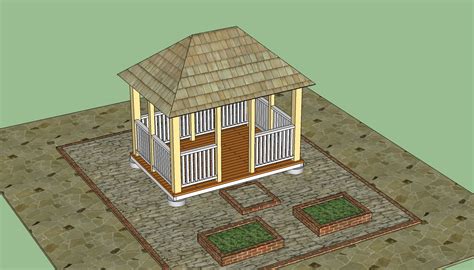 Wooden Gazebo Plans | HowToSpecialist - How to Build, Step by Step DIY ...