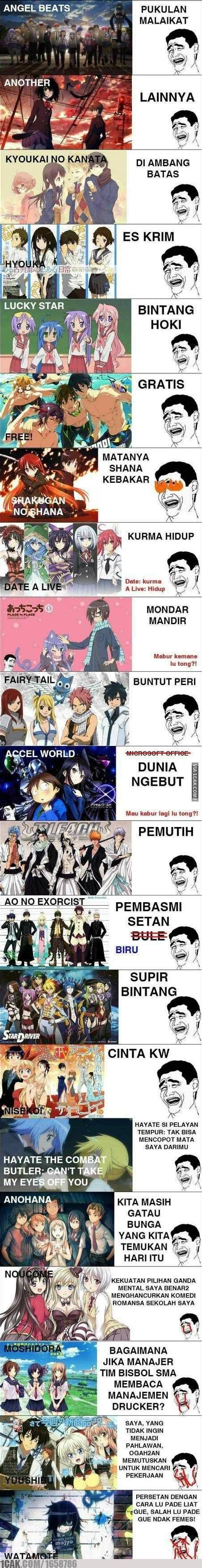 30 Meme Anime Lucu Indonesia Information