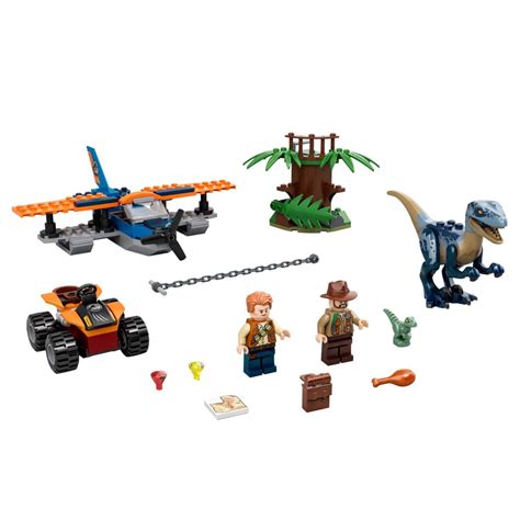 Lego Jurassic World Velociraptor: Biplane Rescue Mission Playset - Shop Lego & Building Blocks ...