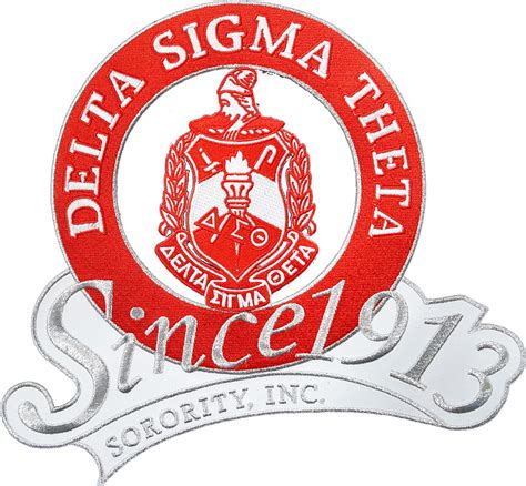 Delta Sigma Theta Sorority Since 1913 Emblem Brothers And Sisters Greek Store