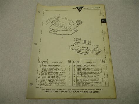 Omc Evinrude Outboard Parts Catalog Hp Fisherman Green Bay