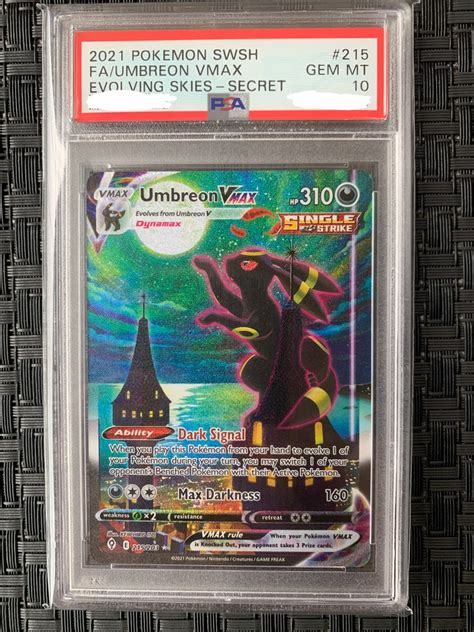 Psa Umbreon Vmax Alt Art Pelajaran