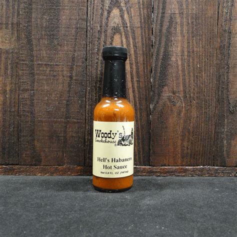 Hells Habanero Hot Sauce Woodys Smokehouse