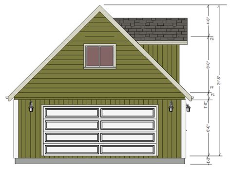 23 Artistic 20 X 24 Garage Plans With Loft - House Plans | 57857