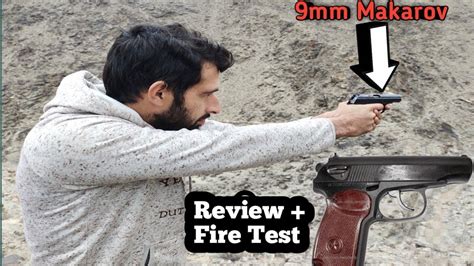 Makarov 9mm Pistal Review End Fire Test ZARRAR A U V Guns Weapons