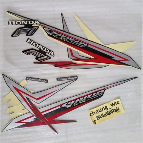 Jual Lis Body Stiker Striping Honda Vario F Led Cbs Iss