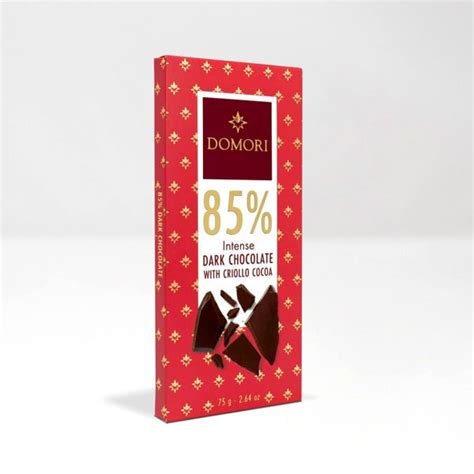 Domori Intense Criollo 85 Dark Chocolate Bar 75g Chocosphere
